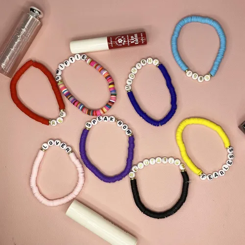 Miniatura 5 de BAQRAXIA Juego de 8 pulseras de cantante, Eras Taylor Tour Merch Swift Stuff, regalos de amistad para fanáticos de TS Taylors, regalos de amistad