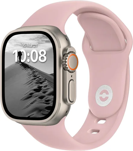 Miniatura 34 de ELETTRONEO SB Correa Deportiva para Bandas de Apple Watch Mujeres Ultra 3 2 49mm, Series 11 10 46mm, 9 8 7 45mm 41mm, SE 6 5 4 44mm 40mm, 3 2 1 42mm