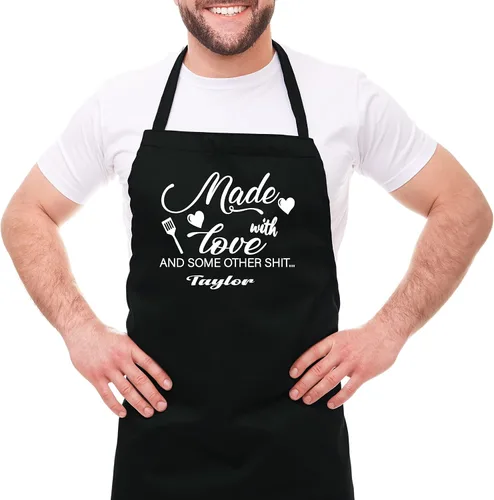Miniatura 5 de Delantales divertidos personalizables para mujeres y hombres, delantal de cocina personalizado con 2 bolsillos, bonitos regalos para hornear