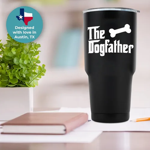 Miniatura 9 de Vaso de perro de 30 onzas, regalos para los amantes de los perros para hombres, perros, papá, tazas de café, regalos de perro para hombres, perro