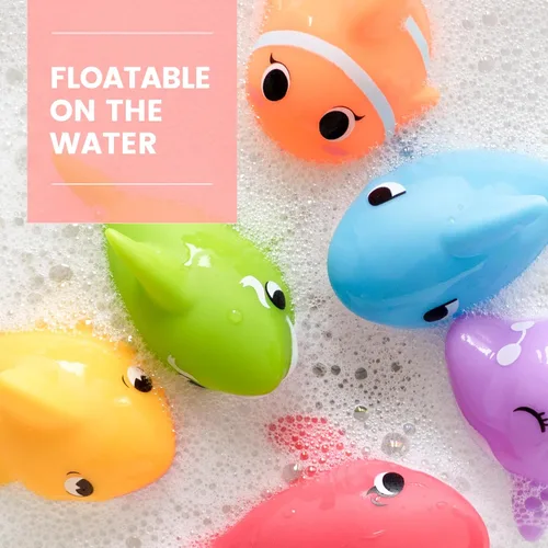 Miniatura 6 de Hely Cancy Juguetes de baño para bebés, juguetes de baño sin agujeros para niños, juguetes de ducha para bebés recién nacidos