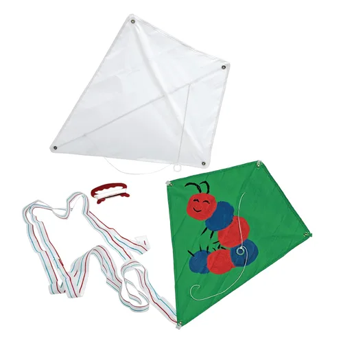 Colorations® Decora tu propia cometa, juego de 12, manualidades fáciles para niños, fabricación de cometas, manualidades para niños, manualidades