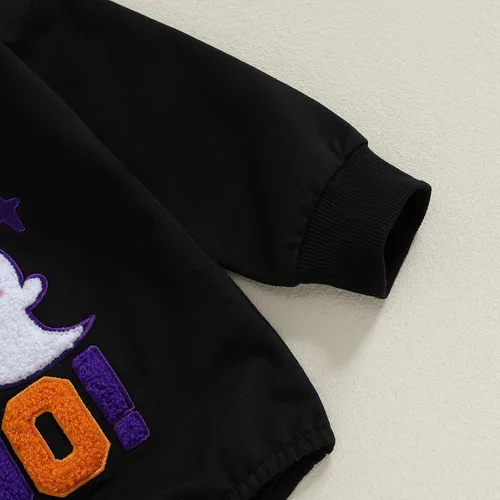 Miniatura 10 de FYBITBO Traje de Halloween para recién nacido, niña y niño, espeluznante temporada, mameluco con burbujas para otoño, Halloween, ropa de bebé