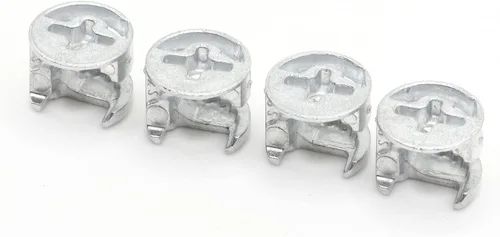 Miniatura 5 de ReplacementScrews Tuercas de bloqueo de leva excéntricas compatibles con IKEA Part 106720 (paquete de 4)