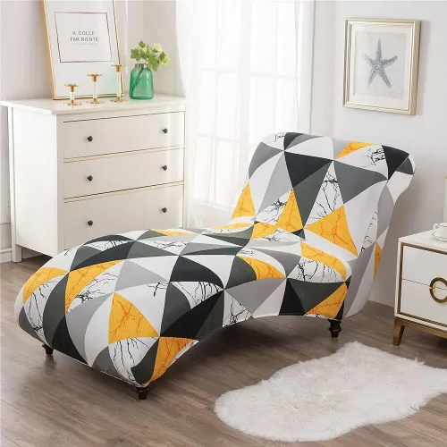 Miniatura 28 de Funda elástica para tumbona, funda elástica para tumbona de lujo, para sala de estar, muebles de interior, ultra suave, lavable a máquina (1)