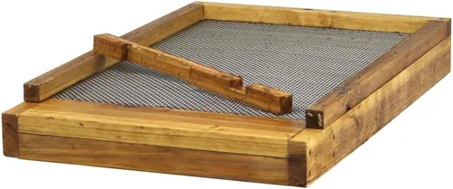 Miniatura 4 de Tablero inferior con revestimiento de cera de 10 marcos con reductor de entrada Compatible con Hoover Hives® Langstroth