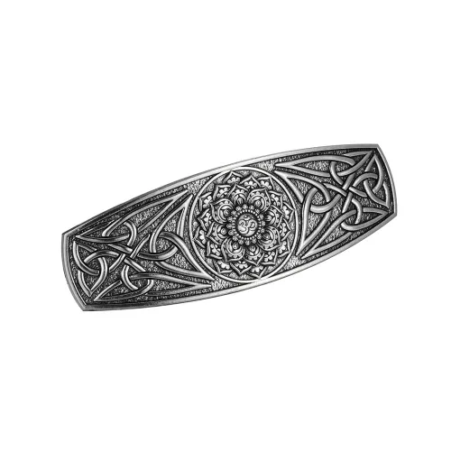 Miniatura 11 de TEAMER Moda vintage nudo celta clip de pelo pasadores de metal accesorios para el cabello patrón grabado headwear styling para las mujeres Águila