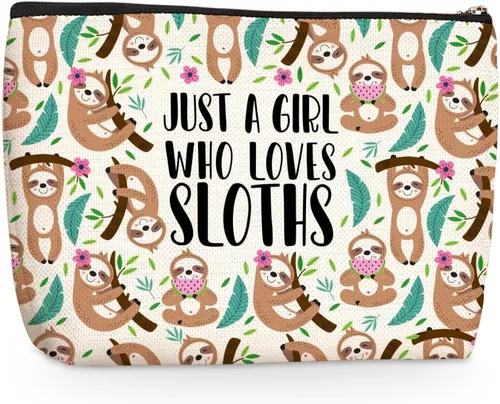 Miniatura 11 de Funny A Girl Loves Animals Pickles - Bolsa de maquillaje para cosméticos, bolsa de viaje para fiestas de animales, artículos de decoración