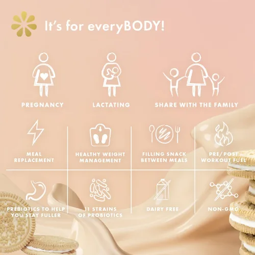 Miniatura 5 de Boobie Body - Polvo de proteína de superalimento para embarazo y posparto, sabor vainilla chai 19g de proteína Seguro para la lactancia