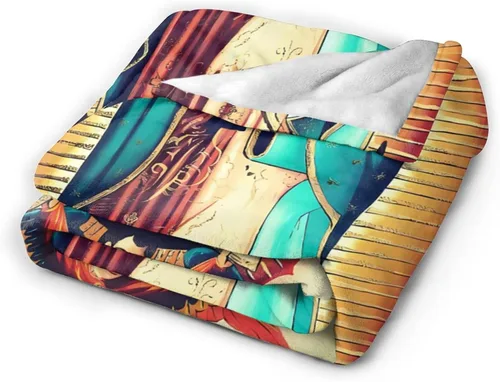 Miniatura 2 de Manta de Nuestra Señora de Guadalupe de franela ultra suave y ligera para sofá, cama, uso en todas las estaciones, 80 x 60 pulgadas