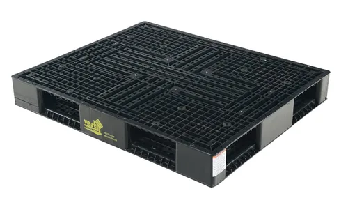Miniatura 2 de Vestil PLPB-4840 Paleta/patín de polietileno de alta densidad sólido para estanterías 39-1/8 pulgadas x 46-7/8 pulgadas x 6 pulgadas. 8,800 libras.
