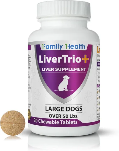 Miniatura 12 de Suplemento integral de apoyo hepático para perros más pequeños. Tabletas masticables sabrosas que combinan las mismas, SPC, silybin A+B, + glutatión