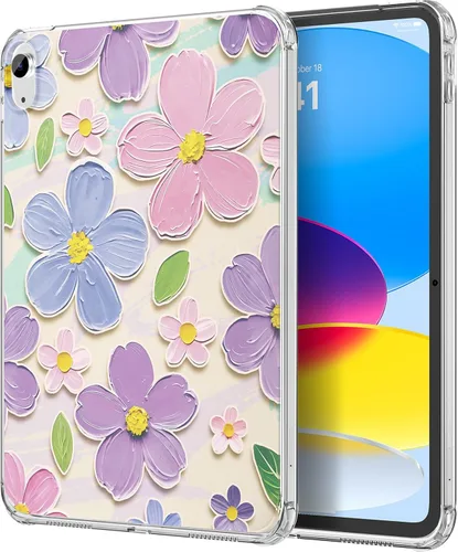 Miniatura 24 de MoKo Funda transparente para iPad (A16) de 11ª generación 2025 de 11 pulgadas/10ª generación 2022 de 10.9 pulgadas, TPU suave y ligero, 1