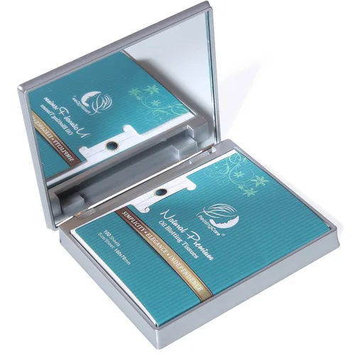 Miniatura 13 de Pañuelos naturales absorbentes de grasa facial, hojas de papel para eliminar manchas de grasa facial Bambú-Carbón vegetal