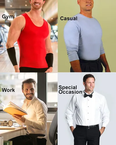 Miniatura 5 de Insta Slim musculosa de compresión muscular (Int) para hombre