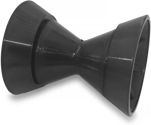 Rodillo para remolque de barco, rodillo de parada de arco de 4 pulgadas, rueda de carrete de yates sin marcas ni daños al barco, color negro
