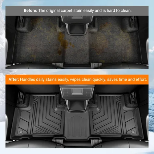 Miniatura 3 de powoq Tapete de suelo compatible con Toyota Highlander 2020-2026 Tapete de carga para maletero de repuesto para accesorios Toyota Highlander