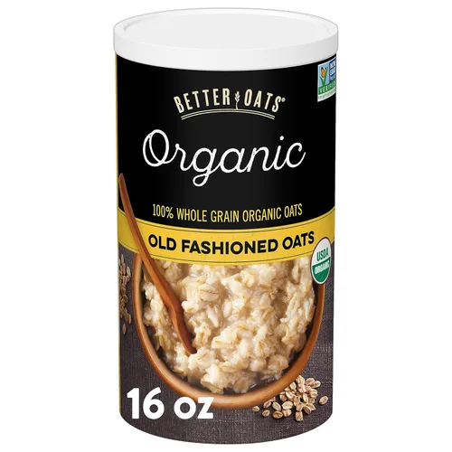 Miniatura 8 de Better Oats Bare Organic - Paquetes de cereales calientes multigrano, avena instantánea, textura gruesa y abundante, orgánico USDA, caja de 8 bolsas