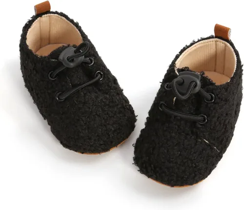 Miniatura 34 de SOFMUO Pantuflas unisex para bebé, niña, niño, ligeras, antideslizantes, para interiores, zapatos de casa, botines para niños pequeños