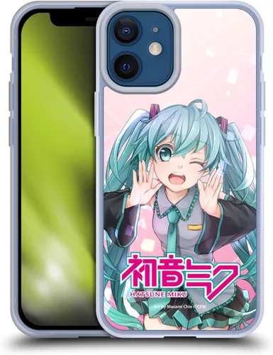 Miniatura 88 de Head Case Designs Licencia Oficial Hatsune Miku Gráficos Lindos Carcasa de Gel [Protección de Grado Militar] Compatible con Apple iPhone 7