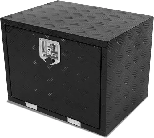 Miniatura 8 de Caja de herramientas de aluminio para camión de 30 pulgadas, caja de herramientas para camión, debajo de la cama, remolque, caja impermeable