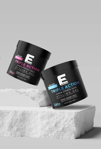 Miniatura 7 de E Elegance Earth Fragrance Gel para el cabello de triple acción para hombres y mujeres - Sujeción súper fuerte, volumen extremo y brillo de larga