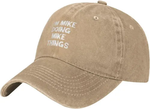 Miniatura 2 de Philysonic Funny Hat Im Mike Doing Mike Things Hats Men Dad Cap Fashionable