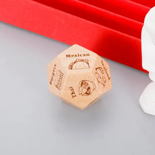 Miniatura 8 de VANLOVEMAC Regalos para mamá, esposa, hermana, para el día de la madre, regalos de papá para el día del padre, decisión de dados de comida, dados