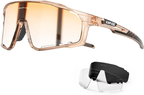 Miniatura 12 de KAPVOE Gafas de Ciclismo Polarizadas para Hombres y Mujeres MTB Bicicleta Montaña TR90 Gafas Deportivas para Correr Bicicleta K76 a09