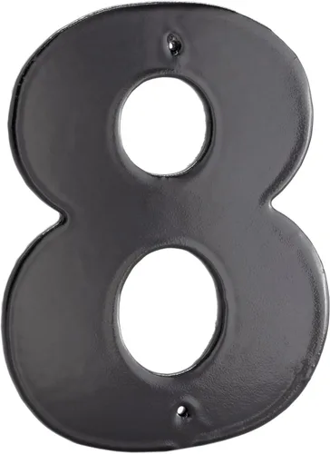 Montague Metal Products - Números de casa individuales, escritos en letra Helvetica
