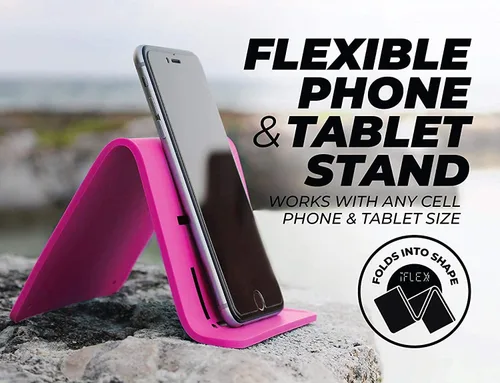Miniatura 3 de IFlex Soporte para teléfono celular y soporte para tablet para viajes aéreos, trabajo y hogar, el soporte flexible para teléfono es el soporte