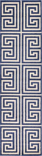Miniatura 37 de Unique Loom Athens Collection - Alfombra clásica geométrica moderna con diseño de bordes, 3 pies 3 pulgadas x 5 pies 3 pulgadas, negro/beige