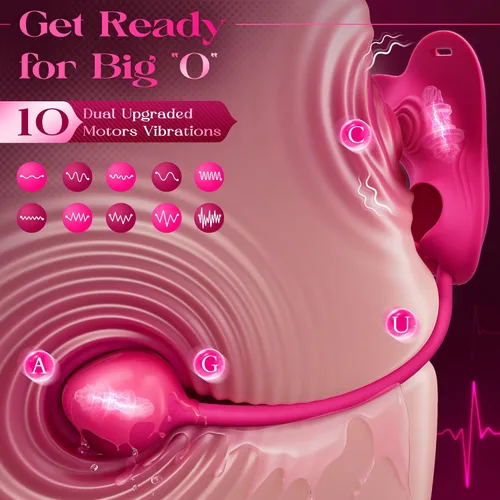 Miniatura 4 de Sex Toys Rose Dildo Vibrador – Juguete de rosa mejorado con 5 modos de succión y vibración para mujeres pezón de clítoris (rojo-1)
