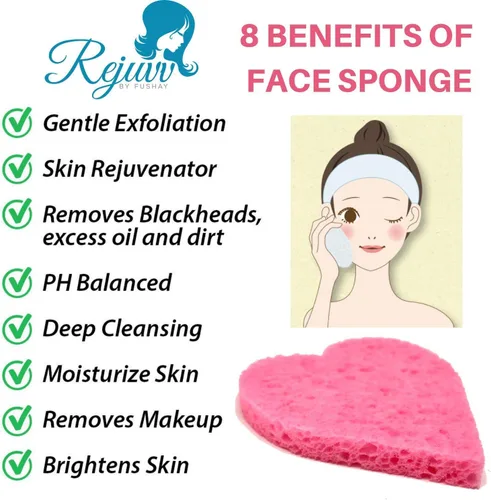Miniatura 7 de Esponjas faciales comprimidas, 50 unidades, esponjas de celulosa natural para esteticistas, limpieza facial, exfoliación y eliminación