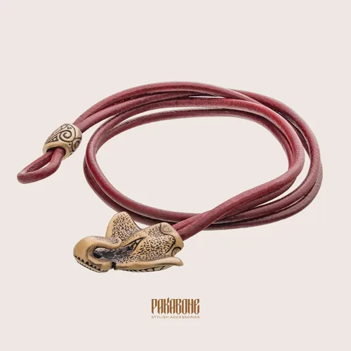 Miniatura 2 de Ocean Maori Bracelet with Manta Ray Wristband with Skate Fish Gift for Men and Women Him Her Polynesian Nautical Tribal Jewelry
