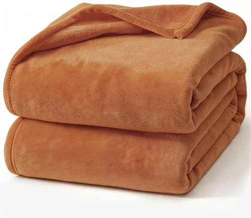 Miniatura 20 de Hansleep Manta de forro polar para sofá beige, súper suave manta de franela esponjosa y acogedora para todas las estaciones, beige, manta de 50x60