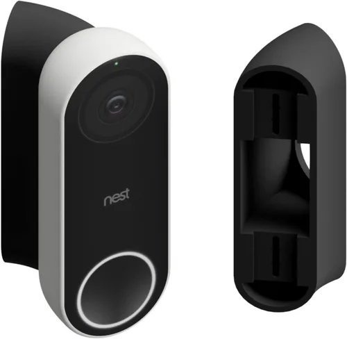 Miniatura 10 de Soporte de ángulo ajustable para timbre de puerta de 25 a 55 grados sin taladro, compatible con todas las baterías de timbre de video Nest