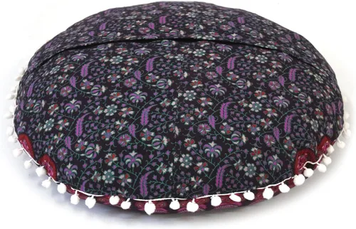 Miniatura 7 de CRAFT KALA Funda de Cojín Grande de Suelo Hippie Mandala Funda de Cojín de Meditación Funda de Puf Redondo Funda de Cojín Bohemia para el Suelo