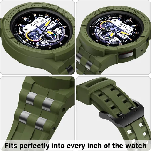 Miniatura 5 de Funda Compatible con Correa de Banda para Samsung Galaxy Watch 5 Pro con Estuche para Galaxy 5 Pro 45mm 2022 Hombre