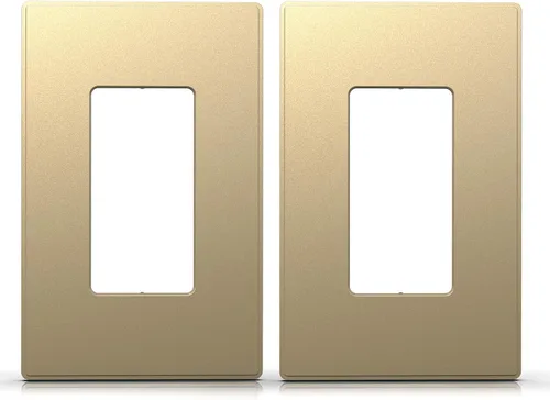 Miniatura 20 de ELEGRP Placas decorativas de pared sin tornillos, de tamaño mediano, cubierta termoplástica irrompible para interruptor de salida de receptáculo