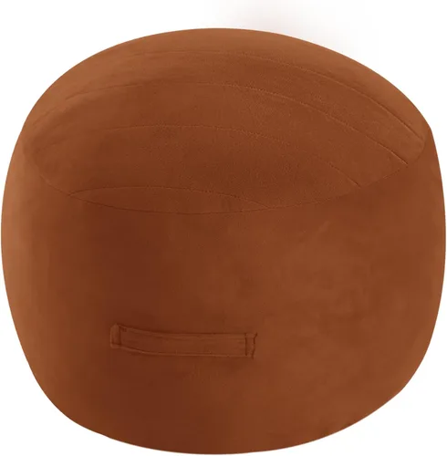 Miniatura 26 de MeMoreCool Puf Otomano Cuadrado Relleno Reposapiés, Puf de Suelo Reposapiés con Relleno de Trozos de Espuma, Otomano Relleno Suave Reposapiés