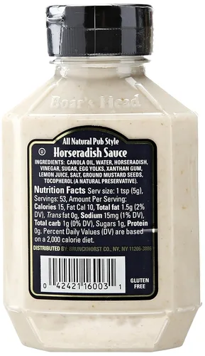 Miniatura 4 de Boar's Head Salsa de rábano picante, 9.5 oz (paquete de 3)