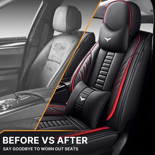 Miniatura 5 de Fundas protectoras de asiento de automóvil de lujo de 2 asientos para Volvo XC40 2019-2025, diseño de bolsa de almacenamiento trasera, almohada