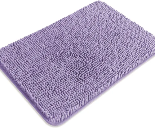 Miniatura 113 de Alfombra de baño pequeña de 12 x 18 pulgadas, lavable y absorbente, antideslizante, alfombra de baño de felpilla gruesa y suave para baño, ducha