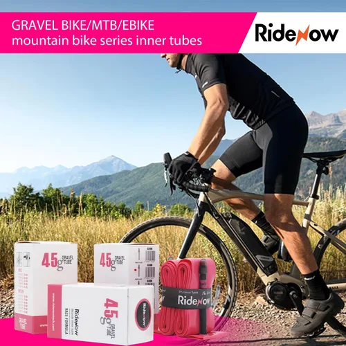 Miniatura 7 de RideNow TPU Road Bike Inner Tube, 2 Pack Gravel Bike Tube 700 x 32C-47C with 45mm/65mm/85mm Presta Valves, Ultra-Light Puncture Resistant Bicycle