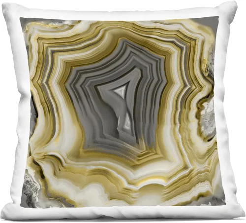 Miniatura 13 de Stupell Industries Ruth Fromstein - Almohada de diseño abstracto geométrico beige, 18 x 18 pulgadas