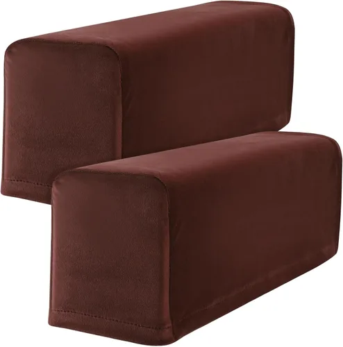 Miniatura 8 de BESPORTBLE Fundas para brazos de sofá: Fundas elásticas para reposabrazos para sillas, sofá, sillón para sofá reclinable con pasadores giratorios, 2
