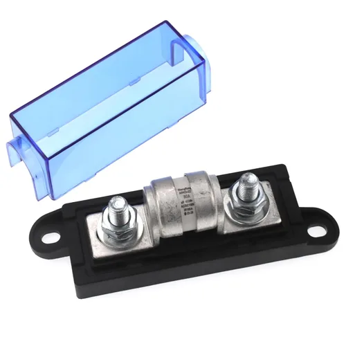 Miniatura 2 de Fusible de 80 Amperios Clase T con Bloque, Operación 150V DC, Bloque de Fusible ANL de 100A para Inversores, ATV, RV, Barco, Coches, Camiones
