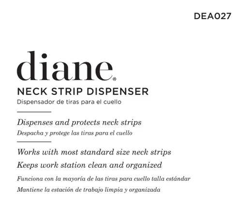 Miniatura 3 de Diane Dispensador de tiras de cuello – Contenedor dispensador para salón o peluquería – 5.9 x 3.6 x 2.4 pulgadas – Negro – DEA027