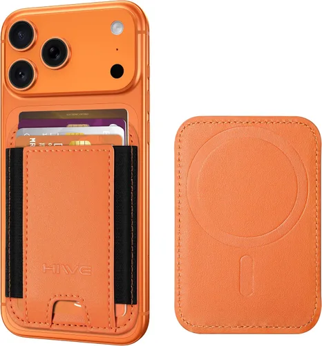 Miniatura 17 de para cartera MagSafe, cartera magnética más fuerte para iPhone 17/16/15/14/13/12 Series, soporte para 7 tarjetas, carteras magnéticas para teléfono